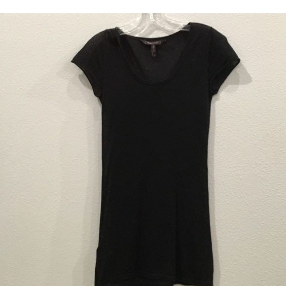 Black cotton cashmere blend  Women's Top - Picture 3 of 6